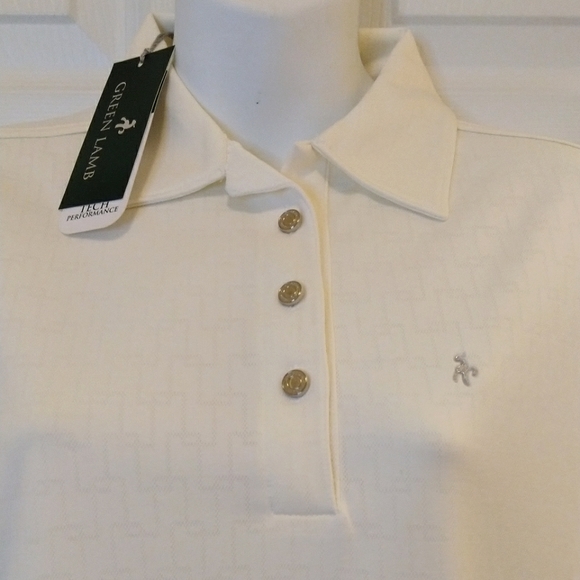 Green Lamb (Ireland) sleeveless polo - NWT - Picture 2 of 11